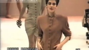 "Rocco Barocco" Autumn Winter 1987 1988 Milan pret a porter women by Canale Moda