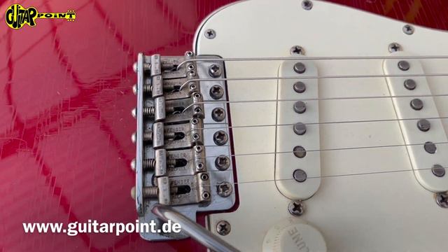 1966 Fender Stratocaster - Candy Apple Red | GuitarPoint смотреть онлайн