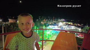 Жарим мясо и рыбу/вечерняя прогулка по Голубицкой/колесо обозрения в Голубицкой/4 серия