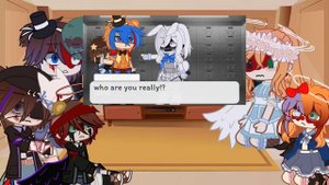 || Aftons react to darkside meme || request || glammike au || security breach || •Aya.Kaede_• ||