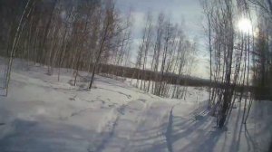 Покатушки на снегоходах.Буран.Снегоход буран.