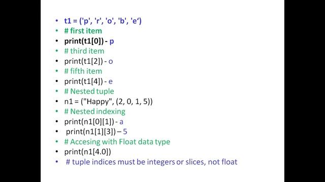 Tuples In Python