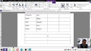 Создание и редактирование таблиц в Microsoft Word.