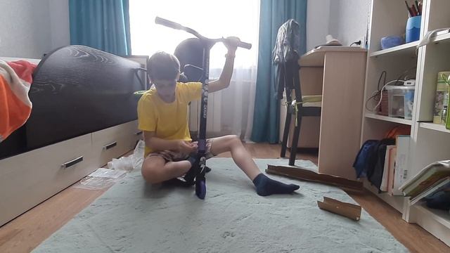 сборки и распаковка самоката Rush Action смотреть онлайн