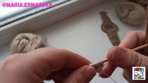 Шапка с макушкой Лопата вяжем от макушки. Часть 1.