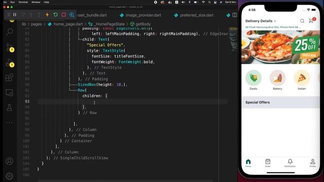 Flutter Ecommerce App | Food delivery app | Flutter Firebase App | Flutter tutorial for beginners