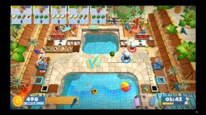 Overcooked 2 - Surf 'n' Turf - Stage 1-4 (Walkthrough)