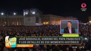 El sobrino del Papa Francisco recordó su asunción: "Dejé de pensar en Jorge como mi tío"