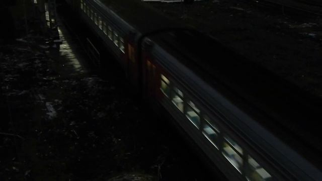 Электропоезд ЭД4М-0341 с сообщением "Москва - Петушки"