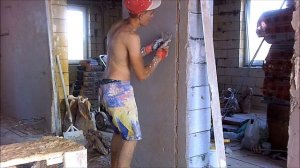 Гипсовая штукатурка на газобетонных стенах