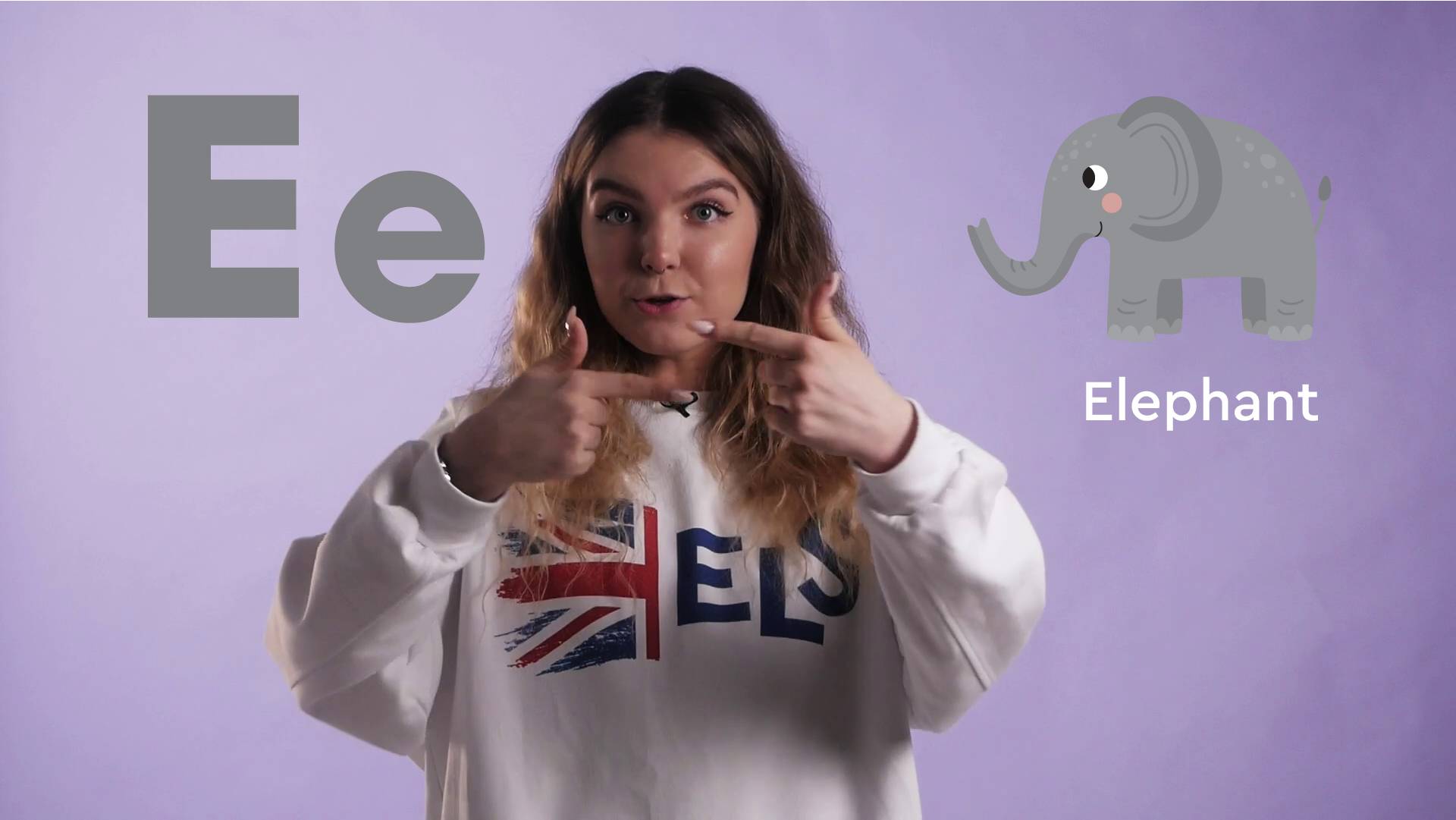 Letter Ee//ABC video//How to say the letter Ee