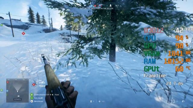 Radeon Vega 8 Graphics -- AMD Ryzen 3 3200G -- Battlefield V BFV FPS Test