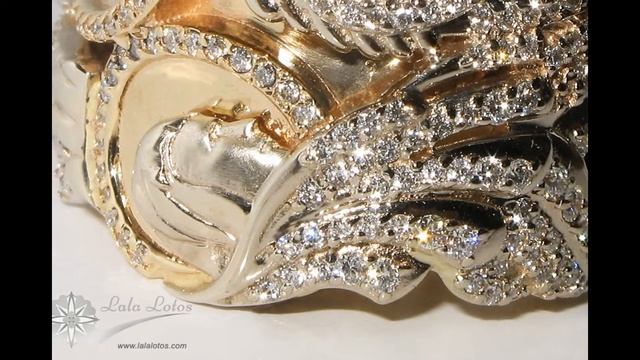 ХЕРУВИМ И СЕРАФИМ. Золотое кольцо с бриллиантами от Lala Lotos смотреть онлайн