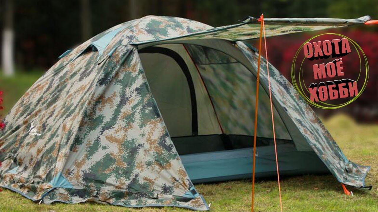 Отличная палатка с Aliexpress для охоты и рыбалки осень/зима смотреть онлайн