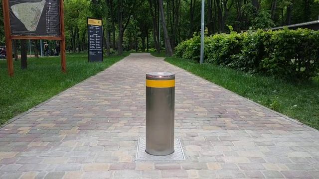 Боллард автоматический TiSo, AISI 304, 220х600мм смотреть онлайн