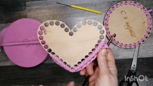 Корзина СЕРДЦЕ крючком на 14 февраля❤️День Влюбленных, ОЧЕНЬ ПРОСТО, Корзина с трикотажной пряжи.