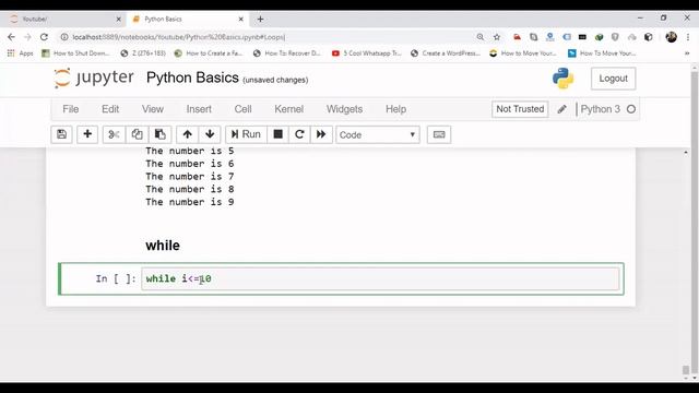 6. Web Scraping Using BeautifulSoup in Python - Python Basics - Loops
