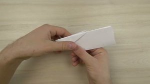 Кролик из бумаги А4 - оригами без клея и без ножниц