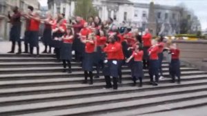 HEY MACARENA  (flash mob) on Victoria Square in B'ham