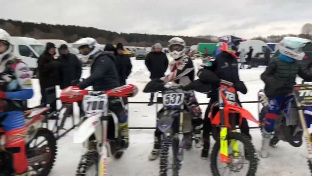 Мотокросс г.Обнинск, Московская обл., 30.01.21 Класс OPEN смотреть онлайн