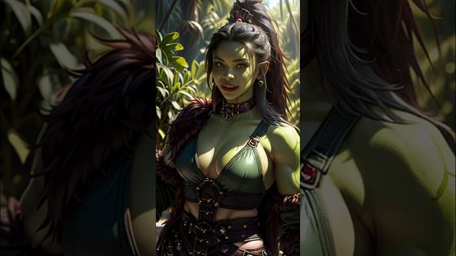 AI ART(ORC)(Stable Diffusion fantasy armor lookbook) #aiart #AI ART#ailookbook (1)