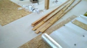 Каркасный дом зимой.