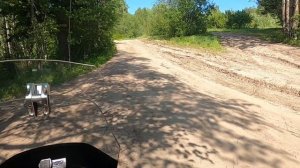Прогулка на Кавасаки кле 500 на озеро