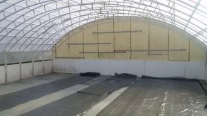 #Теплица на крыше. Полы полностью готовы. Готовлюсь к высадке клубники.