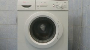 Pralka Bosch Maxx 4 WFC 1200 - Wirowanie. Odgłosy silnika.