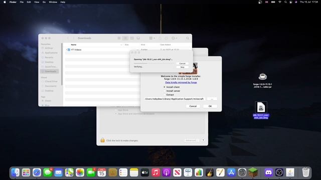 How to Install FORGE 1.8.9 on MAC смотреть онлайн