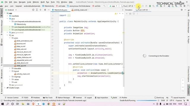 10. SLIDE UP ANDROID STUDIO ANIMATION VIDEO (JAVA) смотреть онлайн