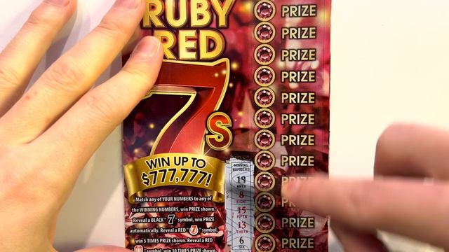 Multiple Winners! BRAND NEW 5 Ruby Red 7s Scratch off from the New York State Lottery!