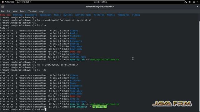 How to create, modify and delete Soft link in Oracle Linux 8