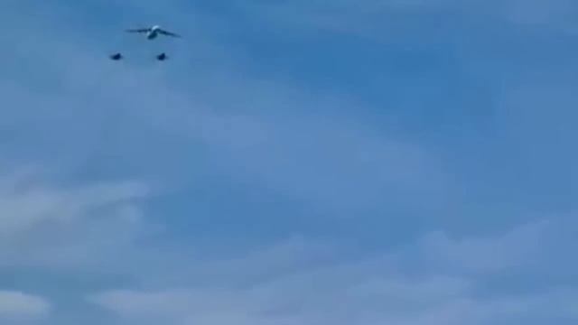 Военно Воздушный парада Авиации над Красной площадью.С Великой Победы 70 лет.