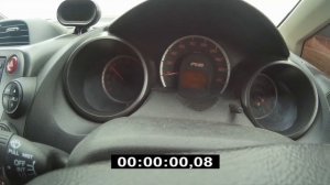 Разгон Honda FIT (0-100) за 9 сек.