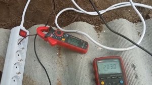 Измерение сопротивления заземления в супещаном грунте