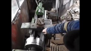 Мой новый, старый токарный 1615.  3 часть.  Ставлю на место.  Пытаюсь почистить