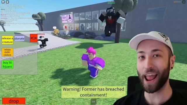 Releasing EVERY CREATURE AT ONCE in Roblox Stupid Idiot Cafe.. смотреть онлайн