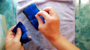 Как сделать комплект украшения из эпоксидной смолы с золотой поталью в подарок.