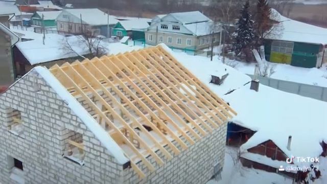 Двух скатная монсардная кровля. силовой каркас смотреть онлайн