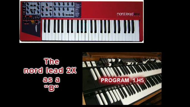 The Nord Lead 2X as a . : B : . (Hammond) смотреть онлайн