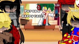 Pro heroes and Class 1A react to "Happy pills" || GC || MHA || + Shoutouts!