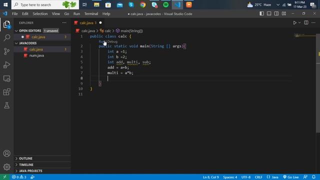 Sum, Subtraction, Multiplication of 2 numbers in Java | Java Tutorial | Add , Sub, multi of 2 numbe смотреть онлайн