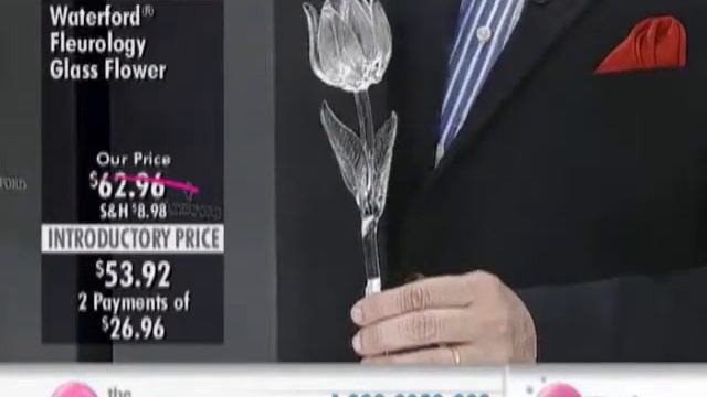 Waterford Glass Flower at The Shopping Channel 510096