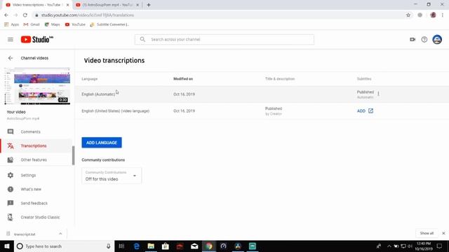 Davinci Resolve Auto Add srt Subtitle Text to videos Tutorial смотреть онлайн