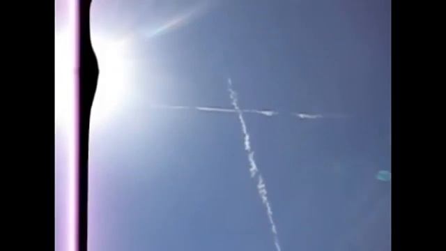 Знамение в небе Креста при шествии Крестного Хода