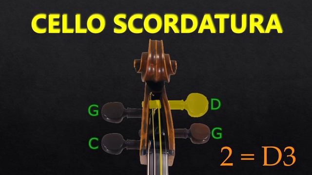 Cello Tuner - BACH Scordatura Tuning Bowed A440