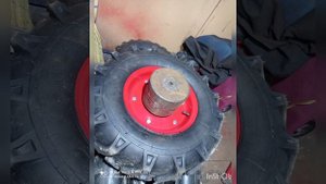 Делаем самодельные 25 килограммовые  грузы на колёса китайского мотоблока!