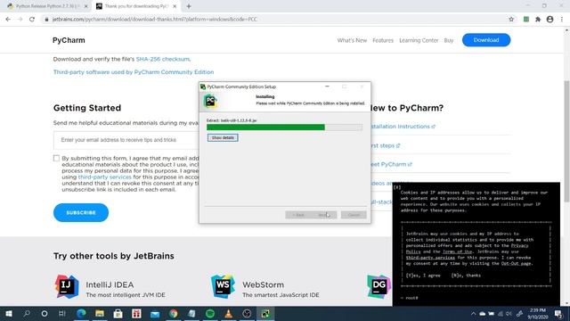 Installing Opencv Python and PyCharm