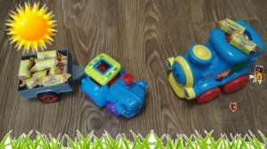 синий трактор в зоопарке и динопарке большой сборник серий.mp4